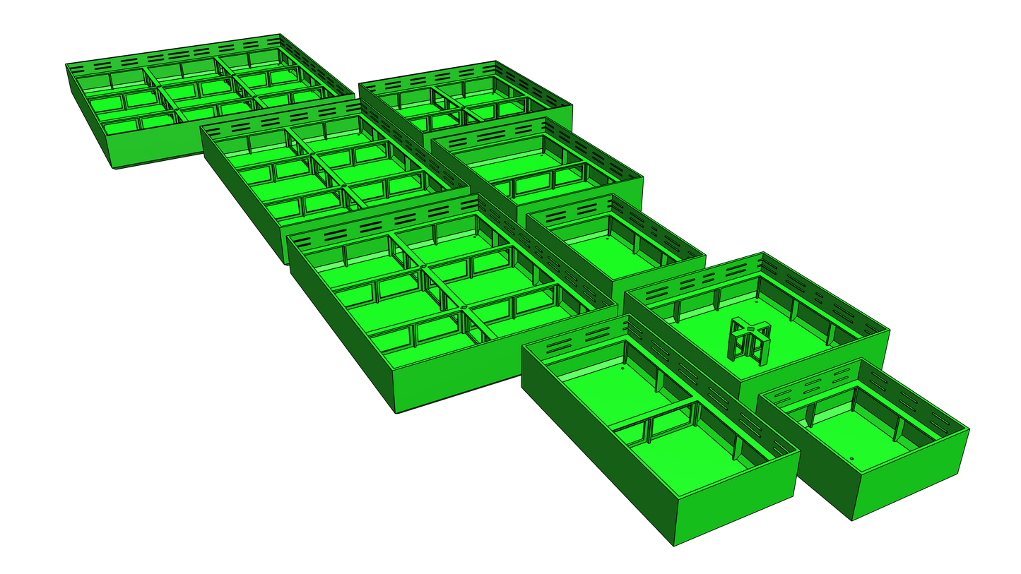 Modular Planted Floor™ — Standard Library | One Fish Tank™